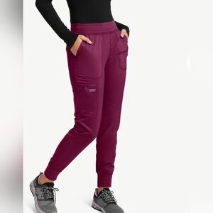 New! Cherokee maroon burgundy scrubs!Modern classic petite nursing extra small